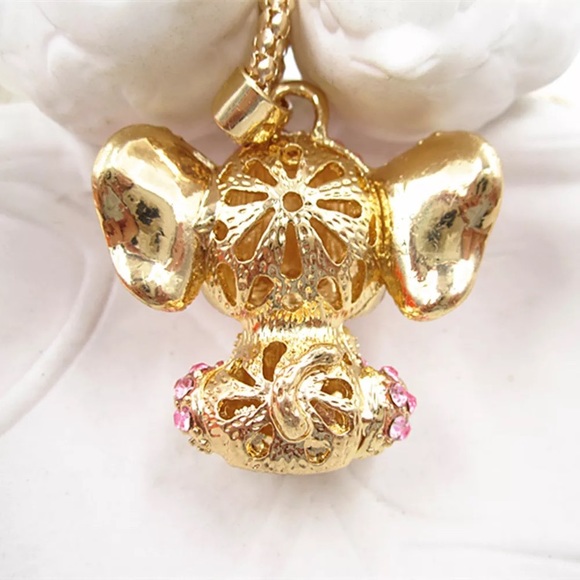 Red crystal elephant - Picture 5 of 5